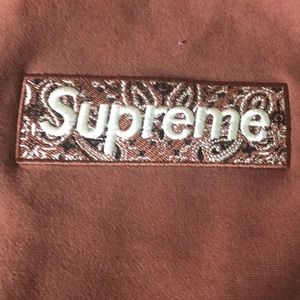 SUPREME BANDANNA BOX LOGO (MOCHA BROWN)